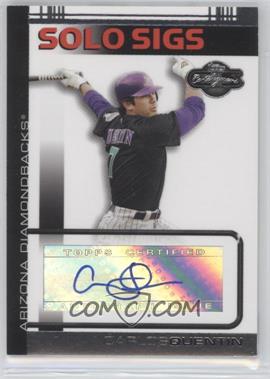 2007 Topps Co-Signers Solo Sigs #CQ - Carlos Quentin A - Courtesy of CheckOutMyCards.com