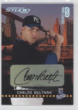 2004 Studio Private Signings Silver #97 - Carlos Beltran/50 - Courtesy of CheckOutMyCards.com