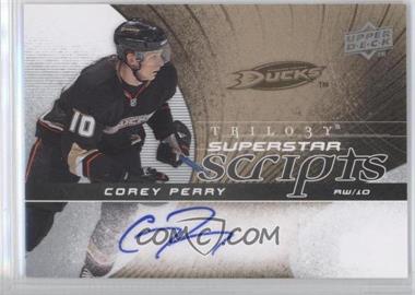 2008-09 Upper Deck Trilogy Superstar Scripts #SSCP - Corey Perry - Courtesy of CheckOutMyCards.com