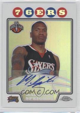 2008-09 Topps Chrome Refractors #235 - Marreese Speights AU C/476 - Courtesy of CheckOutMyCards.com