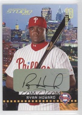 2004 Studio Private Signings Gold #154 - Ryan Howard/100 - Courtesy of CheckOutMyCards.com